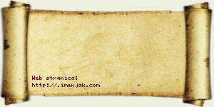 Hana Đorđević vizit kartica